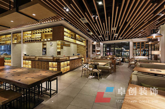 餐飲店面裝修設(shè)計圖片、餐飲店裝修效果圖、餐飲店裝修案例