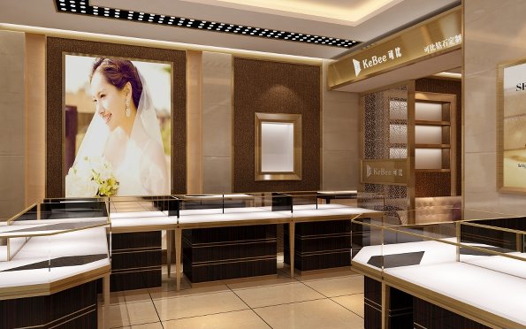 珠寶翡翠店裝修設(shè)計效果圖