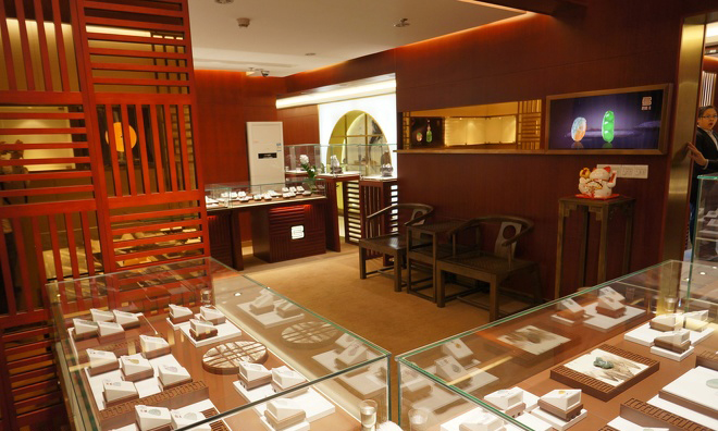 珠寶翡翠店裝修設(shè)計效果圖