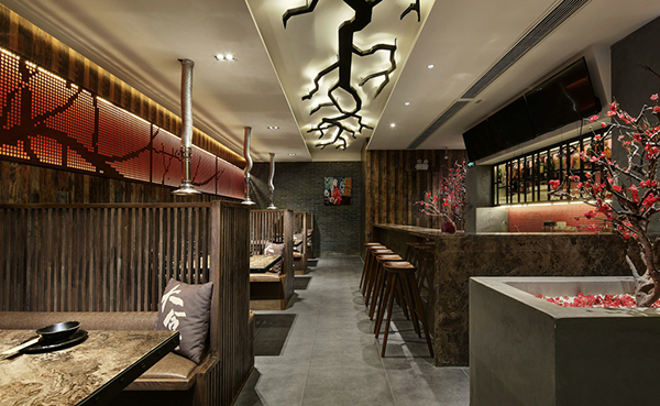 火鍋店裝修效果圖如何設計吸引顧客?
