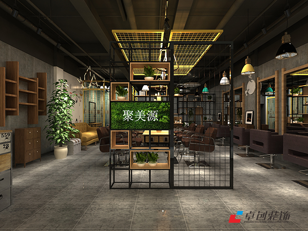 合肥100平美發(fā)店裝修設計裝修價格