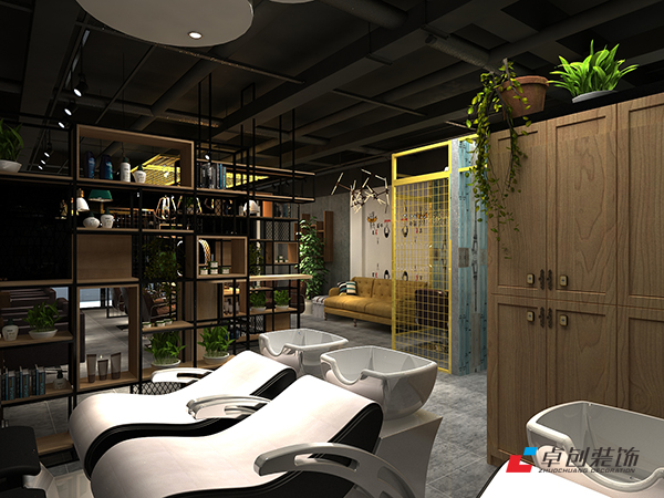 合肥工業(yè)風美發(fā)店裝修設計哪家專業(yè)