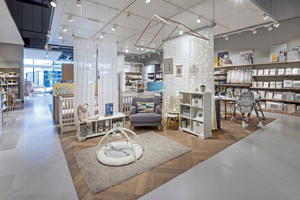 母嬰用品店裝修設計指南，嬰兒用品店裝修效果圖