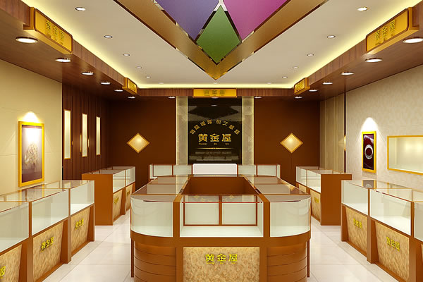 珠寶翡翠店裝修設(shè)計效果圖